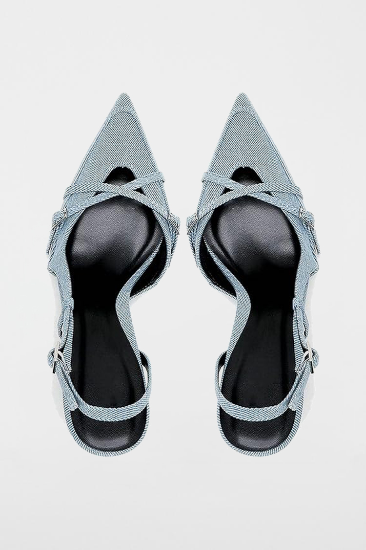 BUCKLE STRAP HEELS
