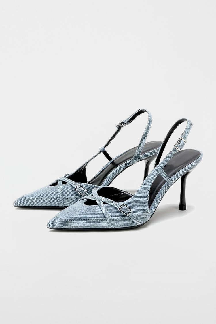 BUCKLE STRAP HEELS