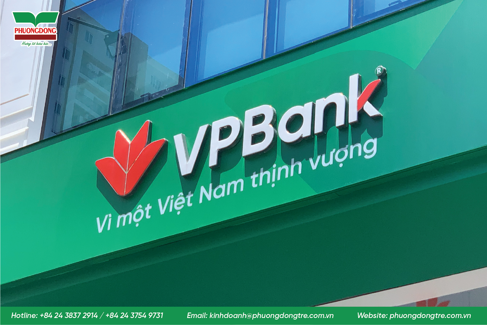 SẢN XUẤT VÀ LẮP ĐẶT HỆ THỐNG BIỂN BẢNG VPBANK TOÀN QUỐC