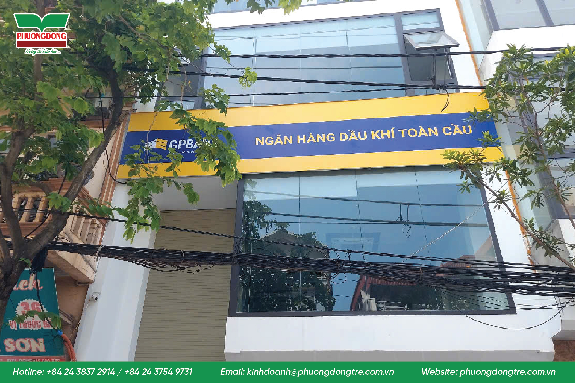 LẮP ĐẶT THI CÔNG BIỂN BẢNG GPBANK NINH BÌNH