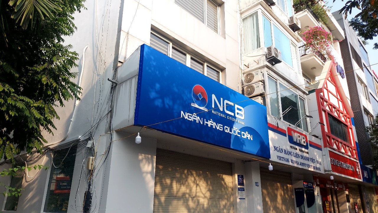 SẢN XUẤT LẮP ĐẶT BIỂN BẢNG NCB CẦU GIẤY
