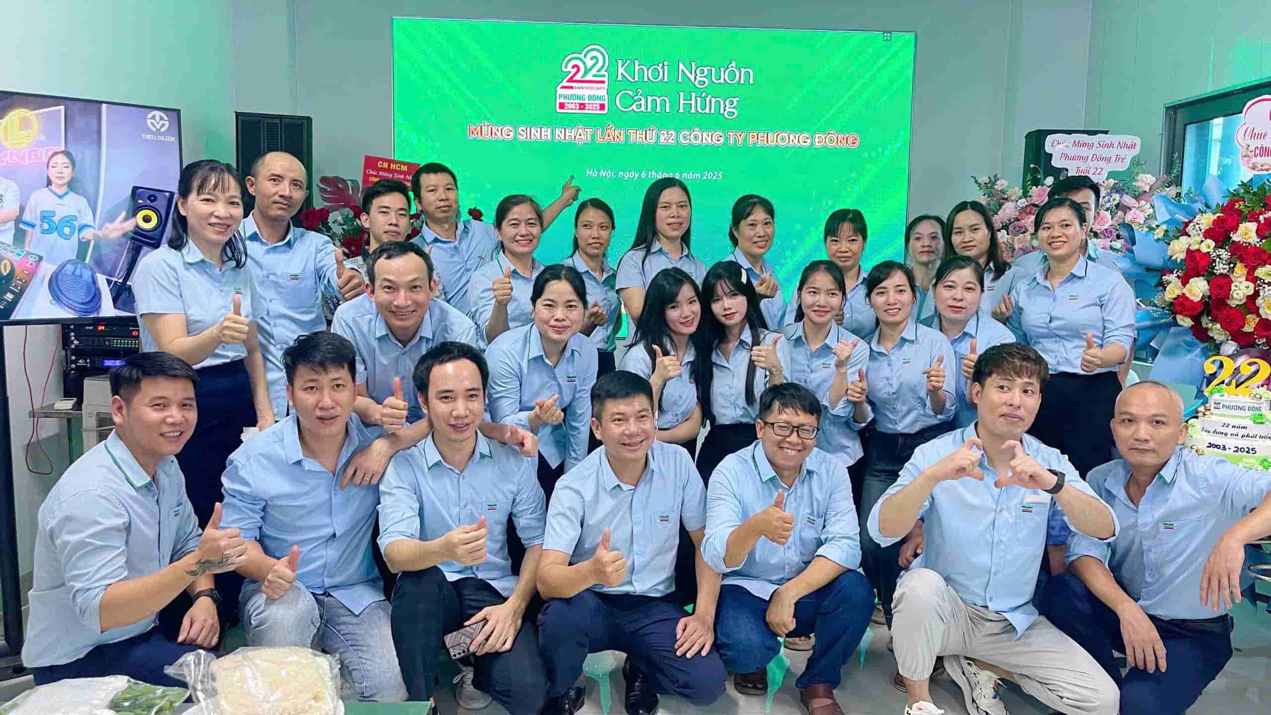 LỄ KỶ NIỆM 22 NĂM THÀNH LẬP CÔNG TY PHƯƠNG ĐÔNG (2003–2025)