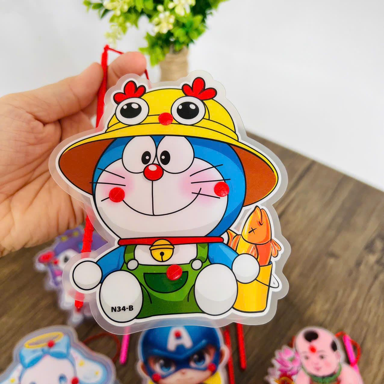 [Tặng Đèn Led] Lồng Đèn Trung Thu 2 Mảnh và lồng đèn kiến Mini size 10 - 12cm dùng để trang trí DIY