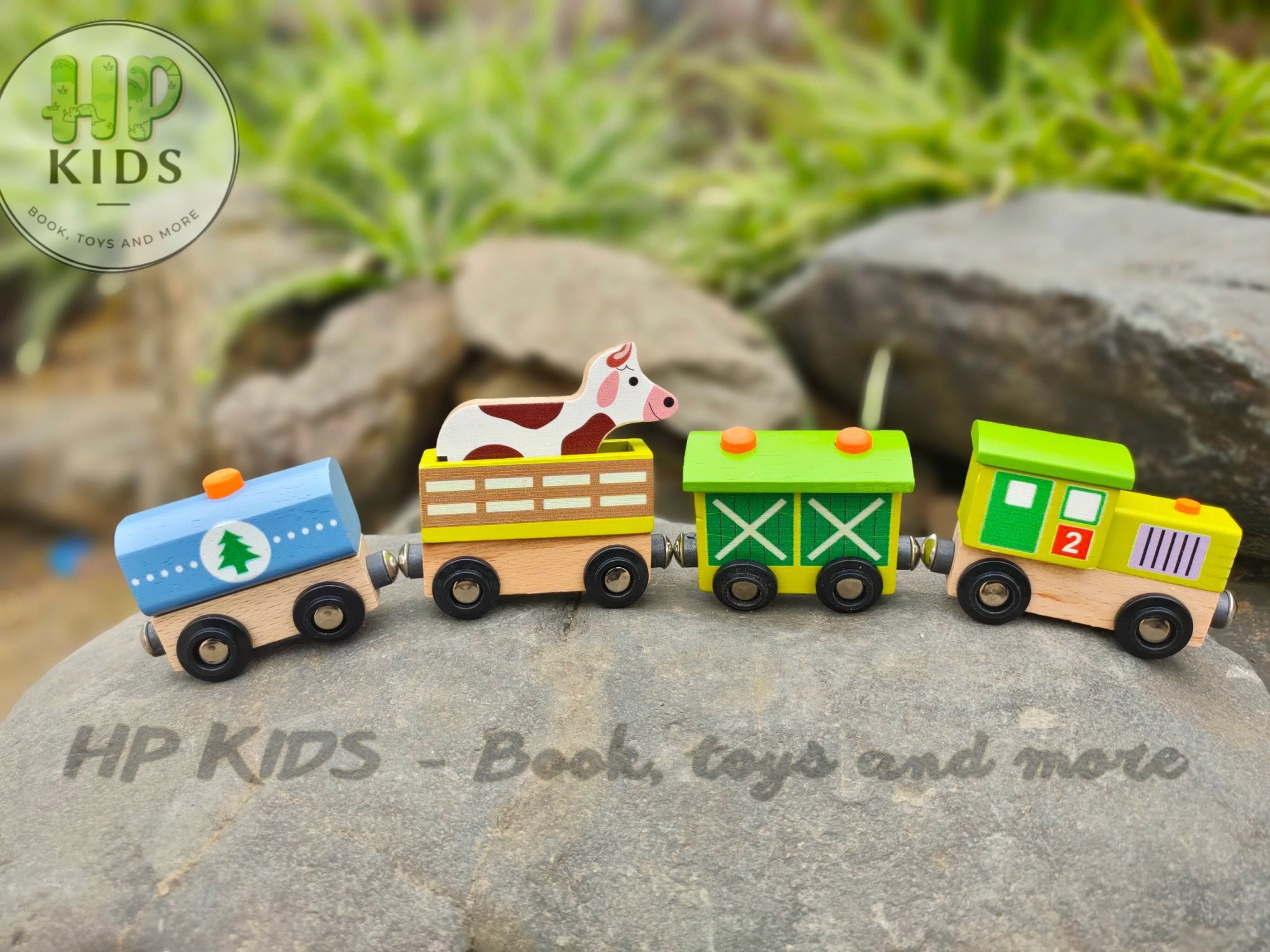 Bộ xếp hình cầu vồng bằng gỗ vui nhộn cho trẻ đồ chơi trẻ em Giáo cụ montessori kèm sách hướng dẫn xếp
