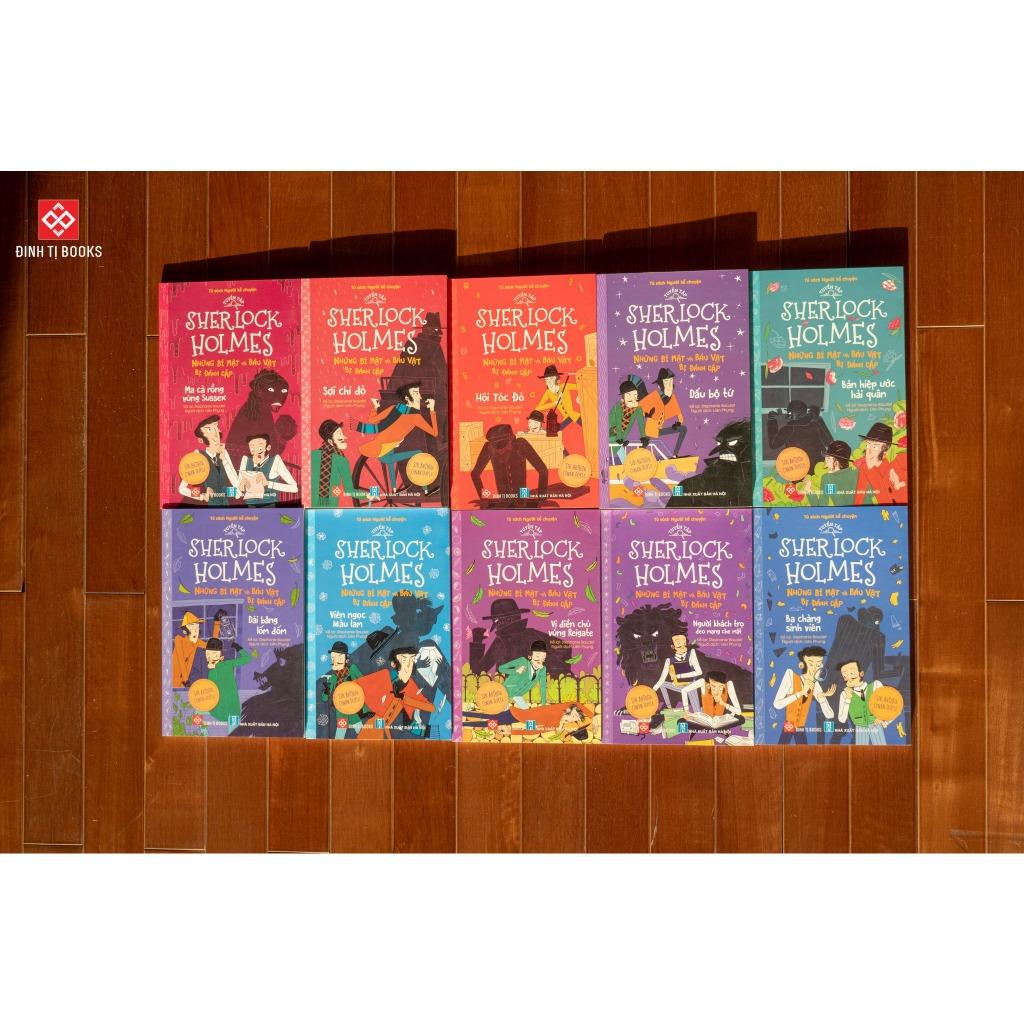 Sách - Tuyển tập Sherlock Holmes - Những bí mật và báu vật bị đánh cắp (10 tập) - Đinh Tị Books