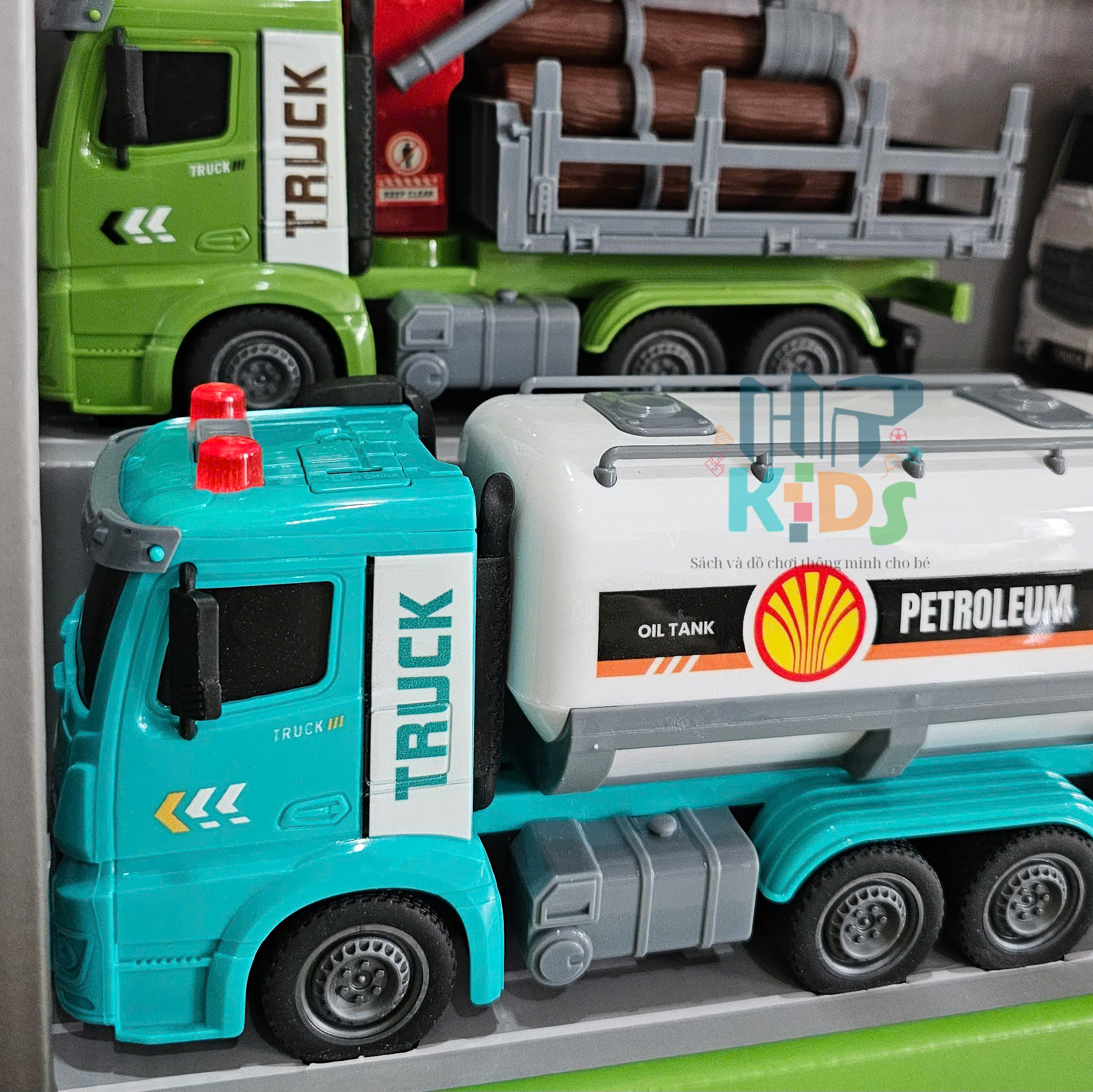 Bộ Xe Cứu Hỏa & Xe Bus Giáo Dục, Đồ Chơi Mô Hình Cao Cấp Kèm Đèn và Nhạc, Phù Hợp Trẻ 3+ Tuổi