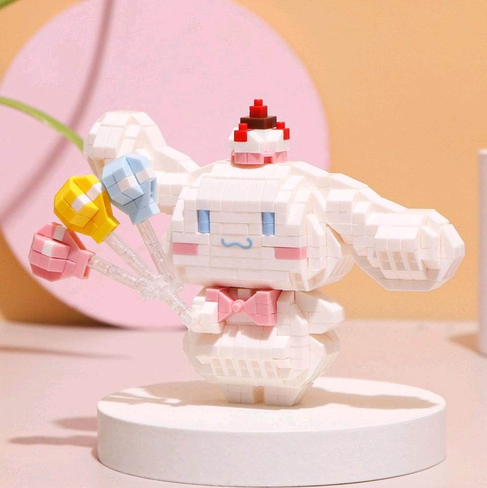 Lắp ráp mô hình Cionamoroll mini đáng yêu Toy Bộ Lắp Ráp