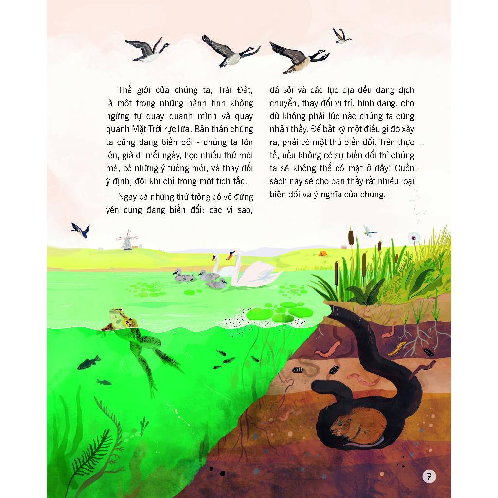 Sách - Vạn vật biến đổi - Bách khoa tri thức cho trẻ từ 6 - 12 tuổi - Đinh Tị Books