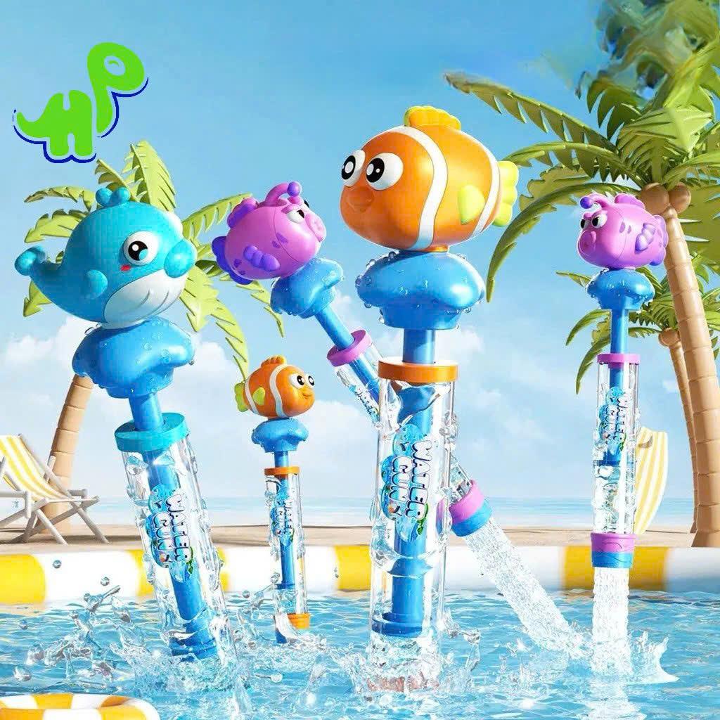 Đồ chơi gậy phun nước, bơm nước tạo mưa đồ chơi mùa hè nhà tắm vui nhộn cho bé