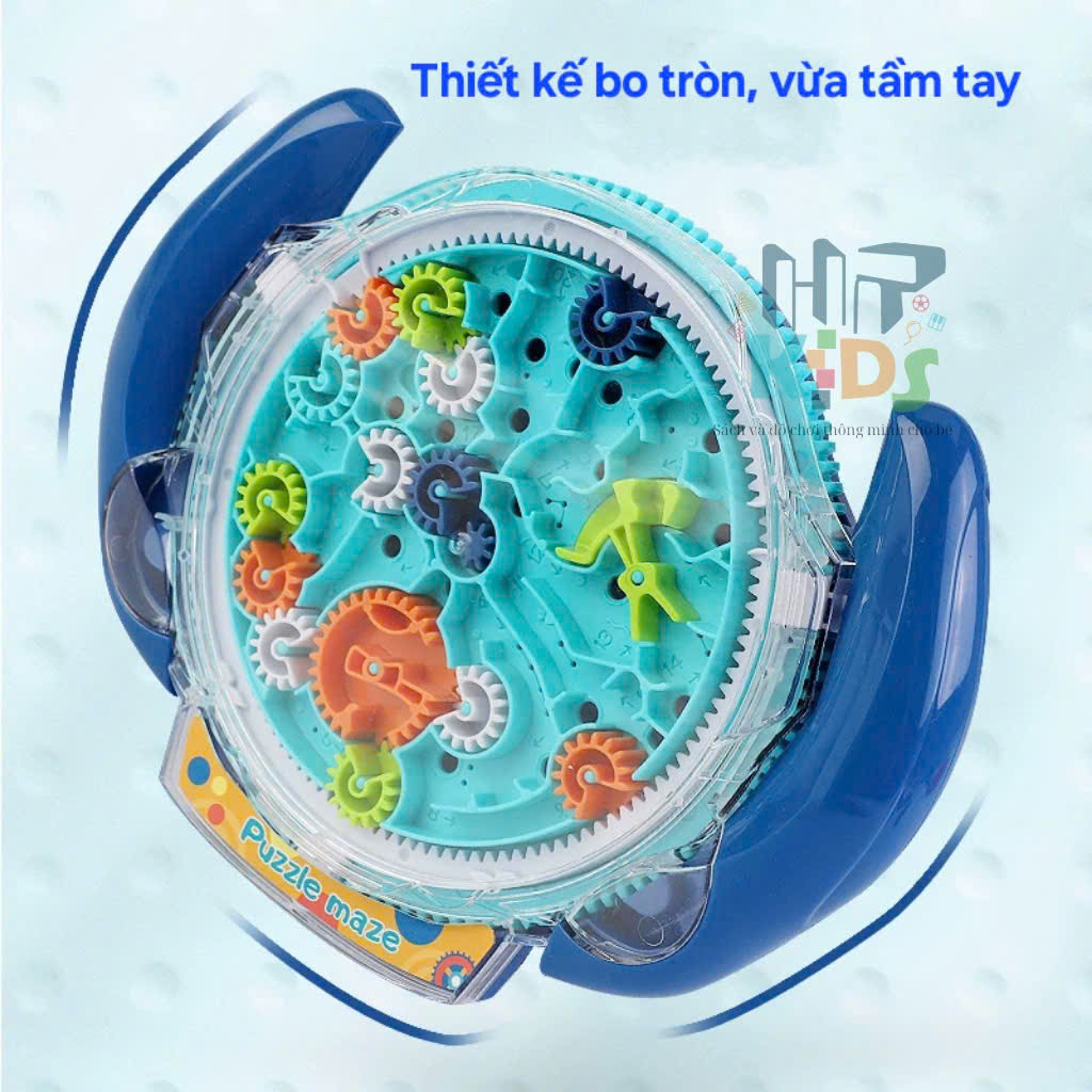 Đồ chơi ln bi đi qua mê cung bánh răng cưa, rèn luyện khả năng tập trung và vận động tinh cho bé
