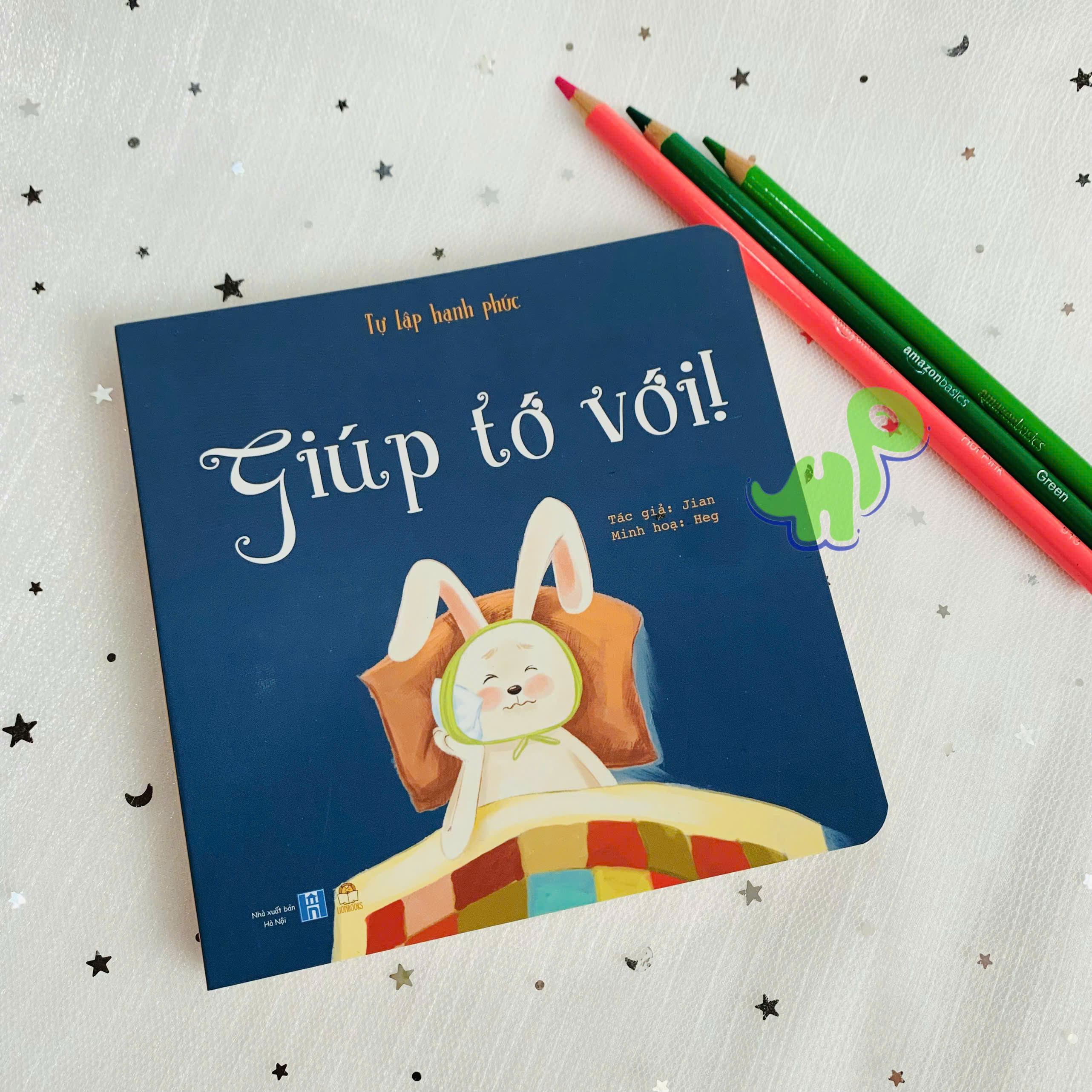 Bộ Tự lập hạnh phúc 4 cuốn bồi cứng - Sách truyện cho bé 1-6 tuổi Lionbooks