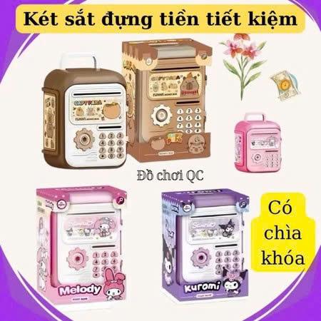 Đồ chơi làm quà tặng siêu dễ thương cho bé két sắt mini, câu cá mini, gắp thú mini giúp bé rèn luyện thói quen tốt cho bé
