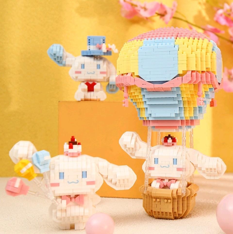Lắp ráp mô hình Cionamoroll mini đáng yêu Toy Bộ Lắp Ráp