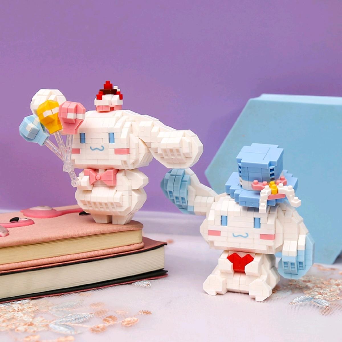 Lắp ráp mô hình Cionamoroll mini đáng yêu Toy Bộ Lắp Ráp