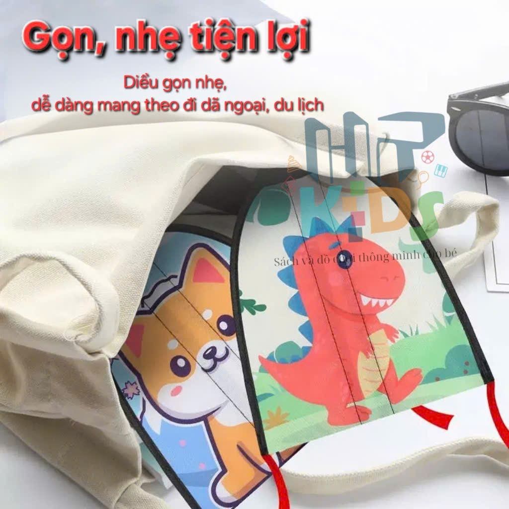 Đồ chơi phóng diều, phóng diều không cần gió nhiều hình đáng yêu cho bé trai, bé gái vận động