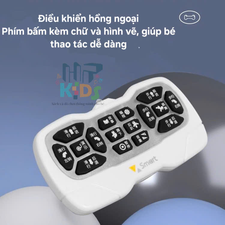 Đồ chơi điều khiển từ xa có cảm ứng tay, mặt có kèm cảm xúc đáng yêu cho bé