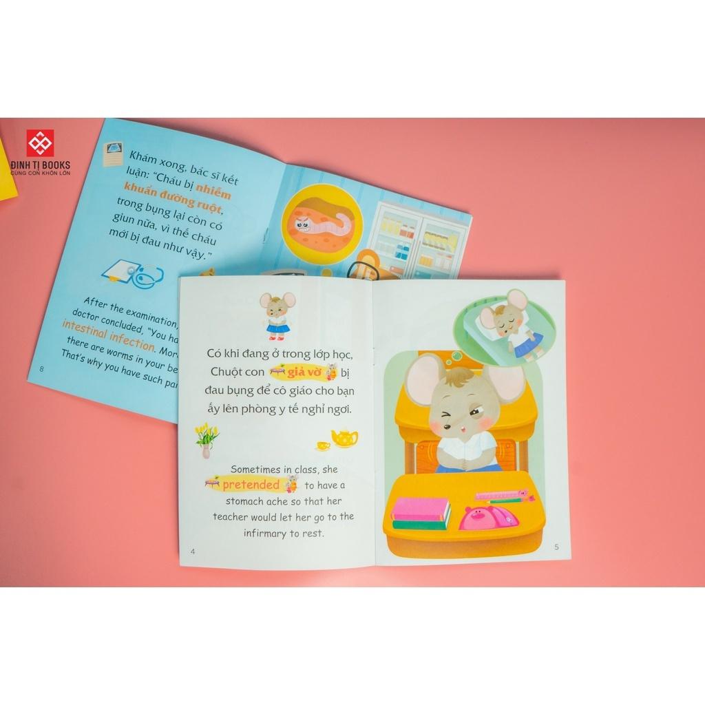 Sách - Truyện tranh song ngữ cùng con trưởng thành - Bộ 10 cuốn - Đinh Tị