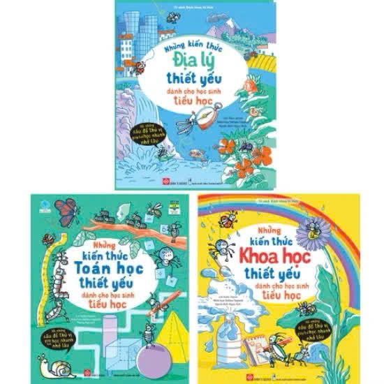 Sách Những Kiến Thức Toán, Khoa Học, Địa Lý thiết yếu cho học sinh tiểu học (lẻ tự chọn) Đinh Tị