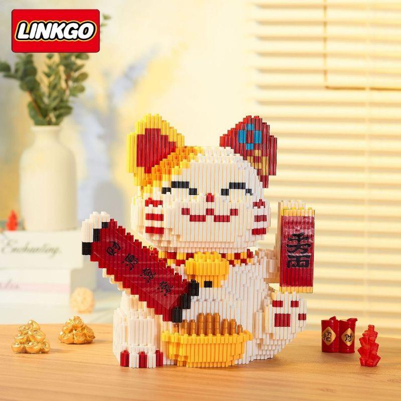 Bộ Đồ Chơi Lắp Ráp Mèo Thần Tài, Ông Thần Tài Phong Thủy Tài Lộc, Giúp Trẻ Tăng Tư Duy Bộ Lắp Ráp Tháo Lắp