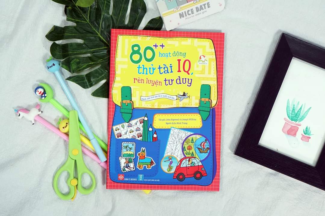 Sách - 80++ hoạt động thử tài IQ, rèn luyện tư duy - Trò chơi mật mã, mê cung cho trẻ từ 4 tuổi - Đinh Tị Books