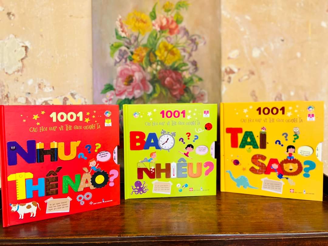 1001 câu hỏi đáp về thế giới quanh ta - Sách tương tác lật mở cho trẻ từ 4 - 6 tuổi - Nhiều chủ đề