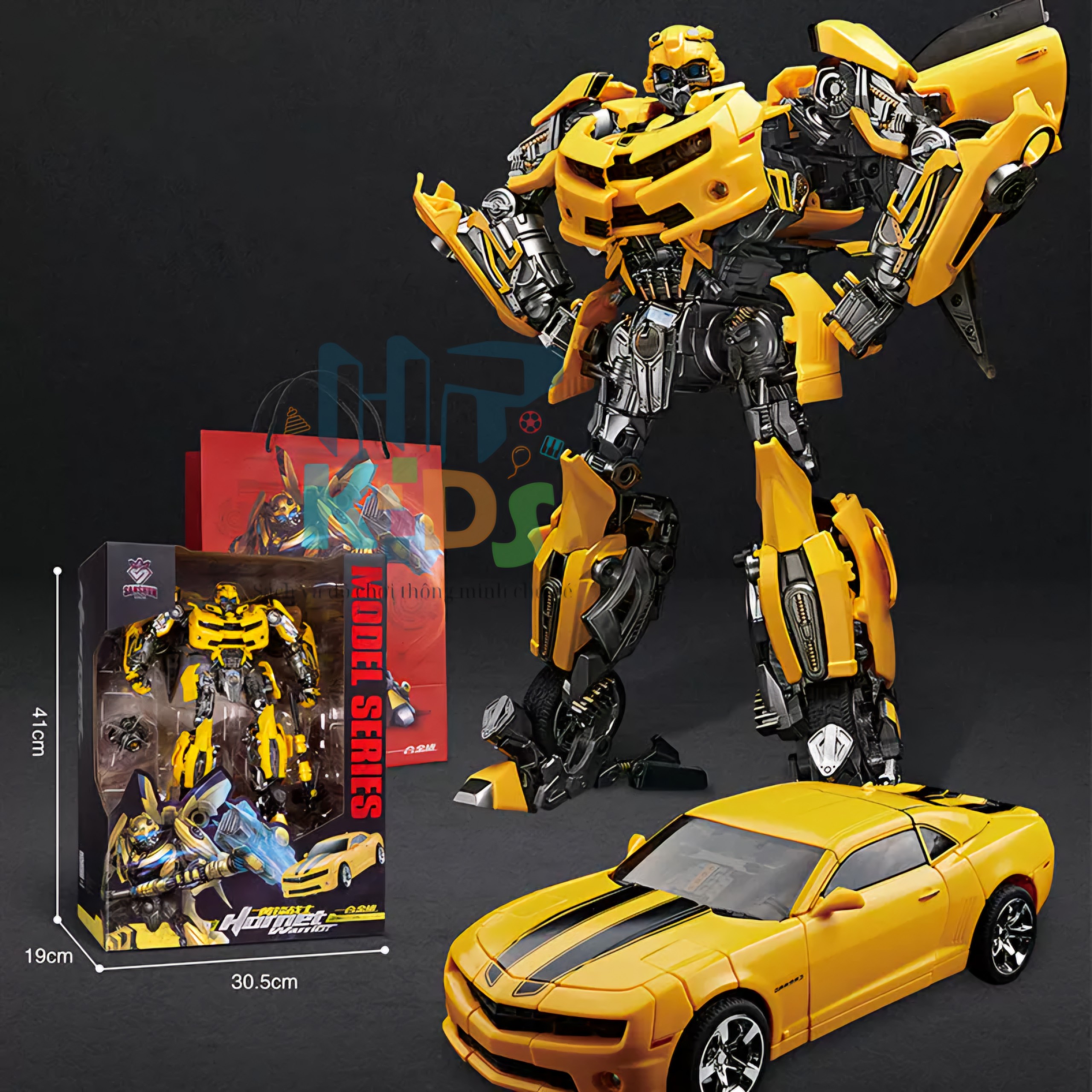 Đồ chơi biến hình RobotTransformer, Optimus , Bumblebee prime phiên bản nhựa haowjc kim loại biến hình ô tô cho bé