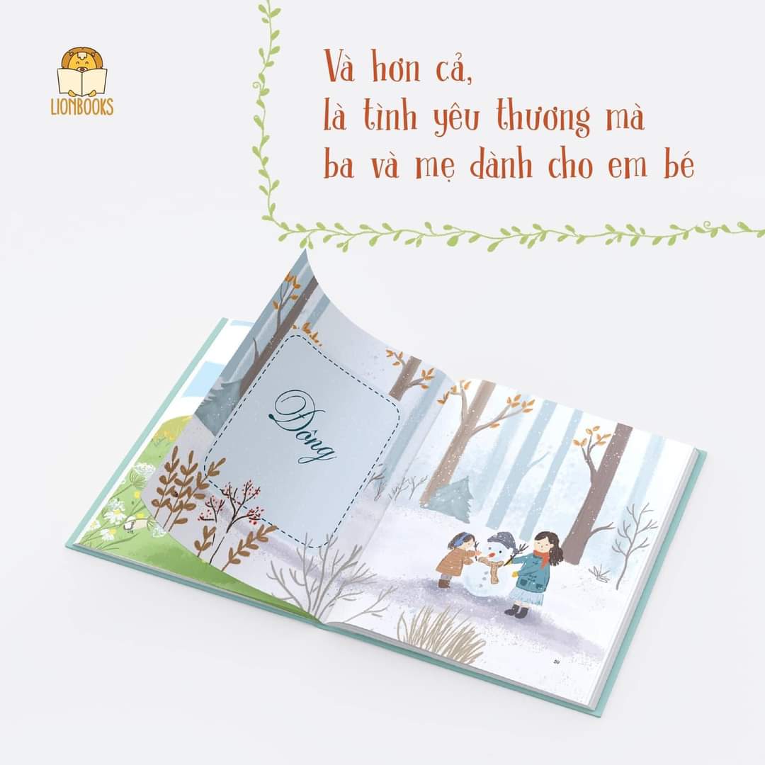 Sách - Bốn mùa ươm yêu - Sách thai giáo dành cho mẹ bầu - Lionbooks