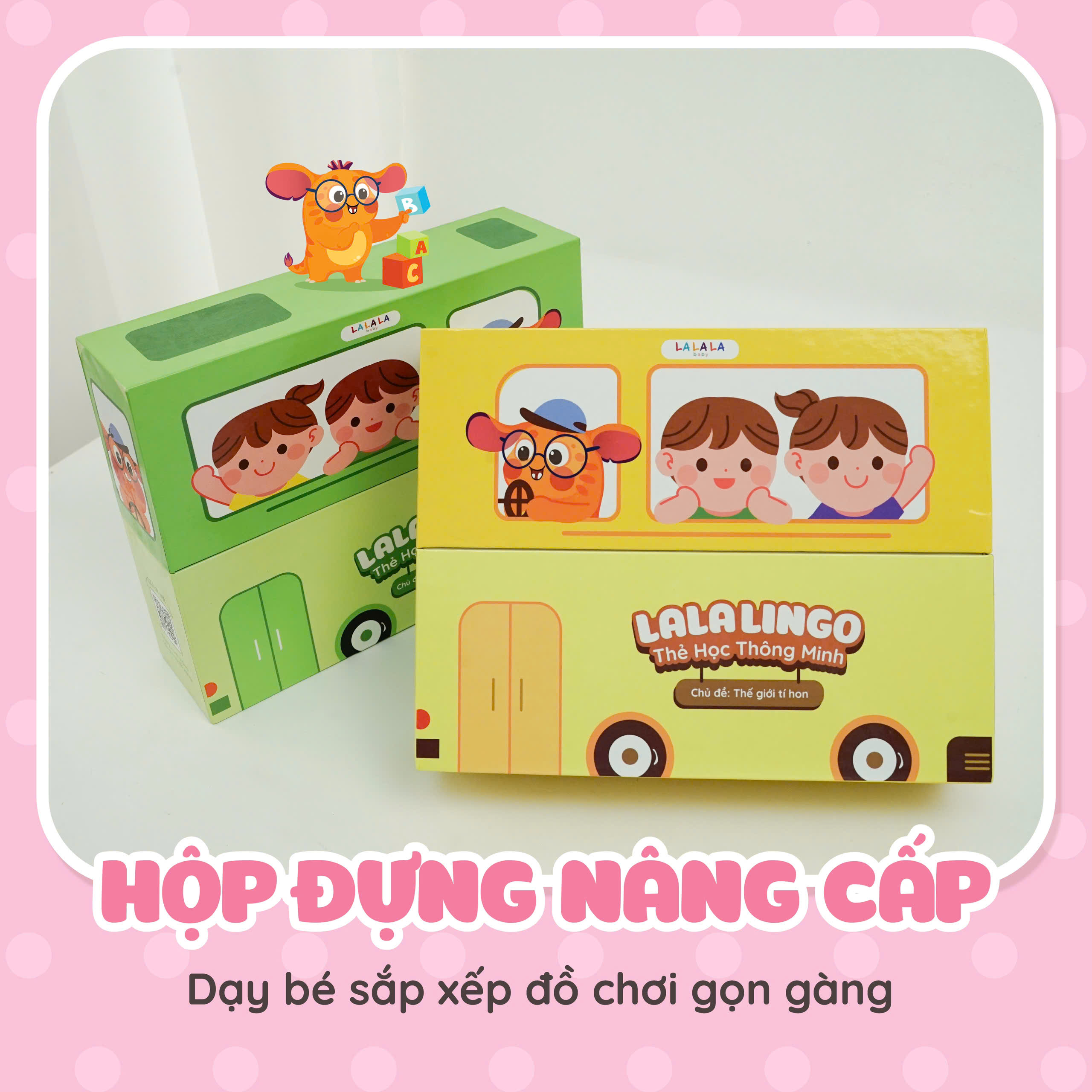 Thẻ học thông minh Lala Lingo, Flashcard nhiều chủ đề dành cho bé