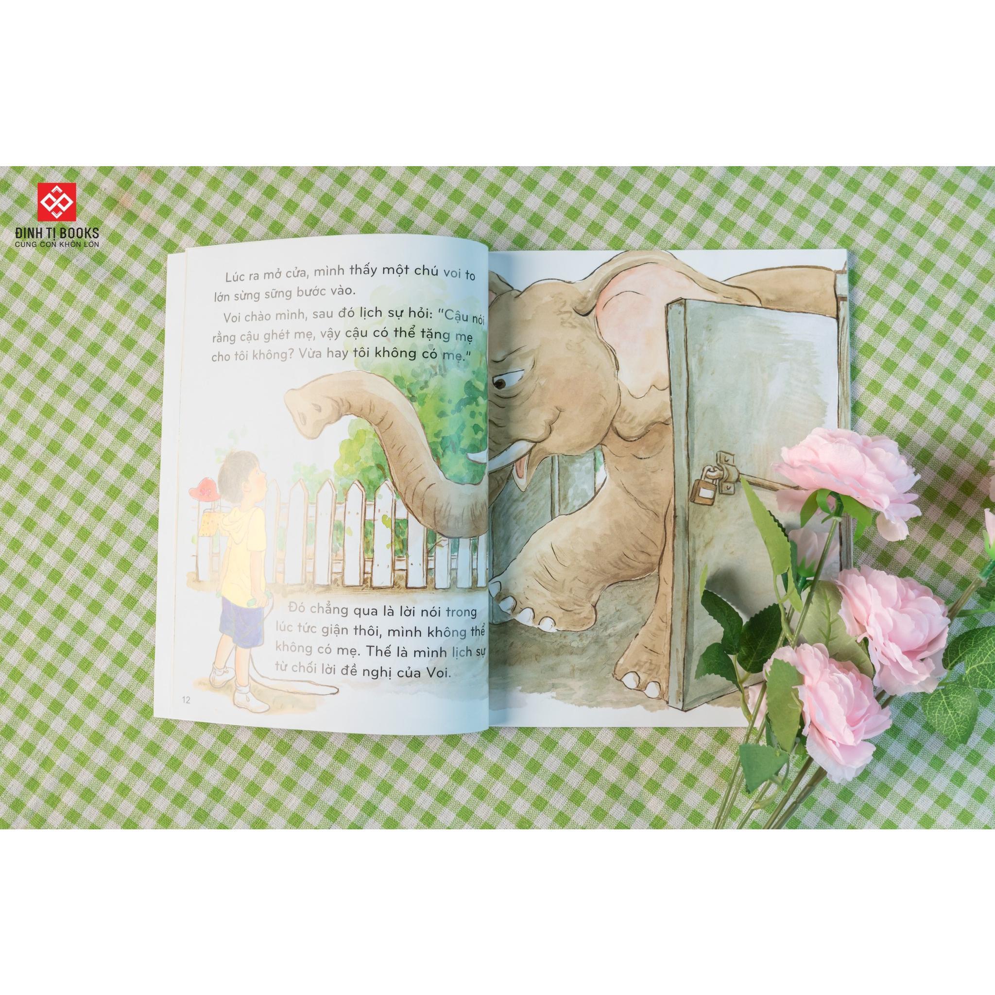 Sách - Tớ không tặng mẹ cho bạn đâu - Cùng con trường thành, Giúp trẻ biết cách giải tỏa cảm xúc tiêu cực