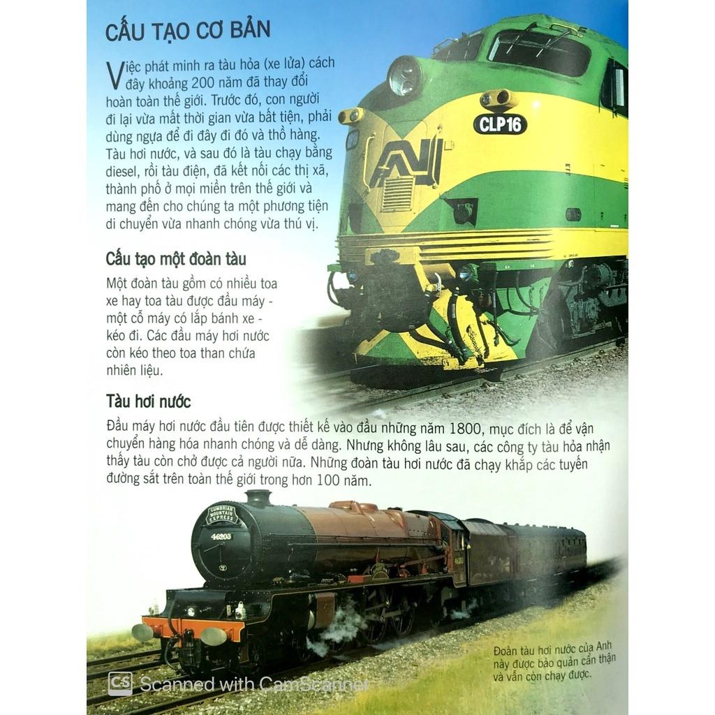 Sách - Bách khoa tri thức về khám phá thế giới cho trẻ em - Tàu hỏa - Đinh Tị