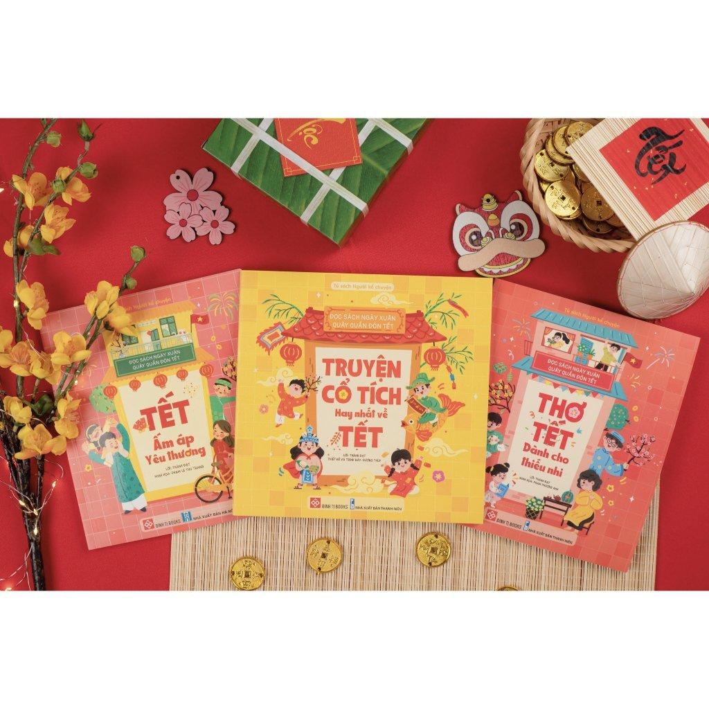 Sách - Tết 2024 - Đọc sách ngày xuân, quây quần đón Tết - Đinh Tị Books