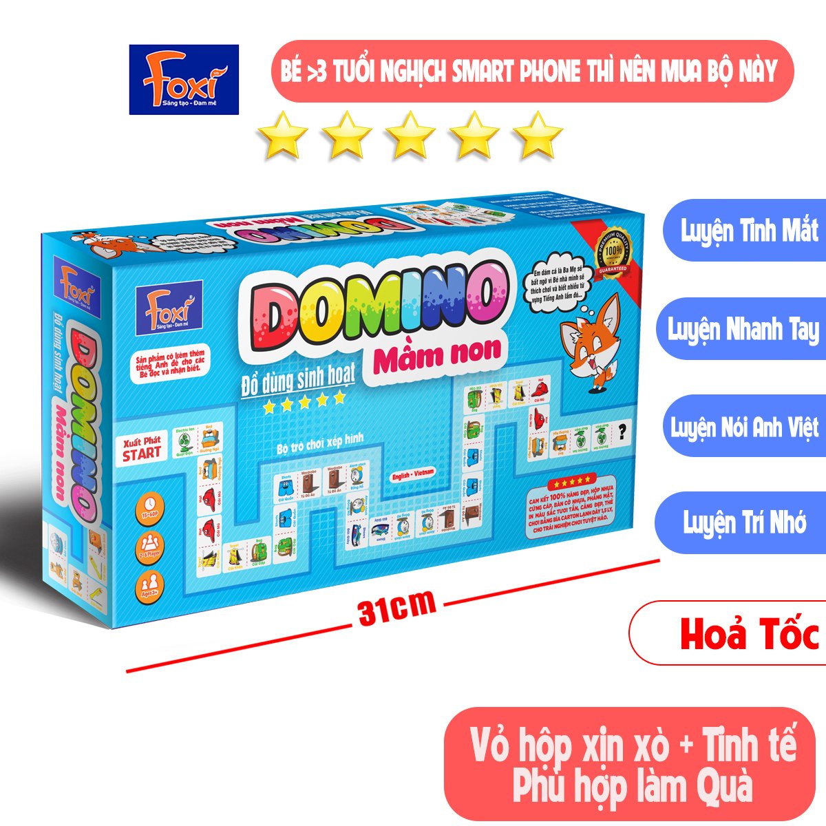 Boardgame Domino Mầm Non Chủ Đề Đồ Dùng Sinh Hoạt Cho Bé Tiểu Học Đa Dạng Cách Chơi Giúp Phát Triển Tư Duy Logic Nhanh Nhạy Và Tăng Sáng Tạo
