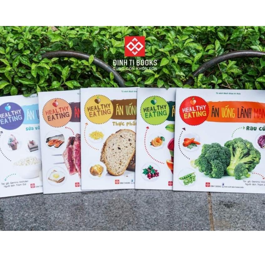 Sách - Healthy eating - Ăn uống lành mạnh - Đinh Tị Books