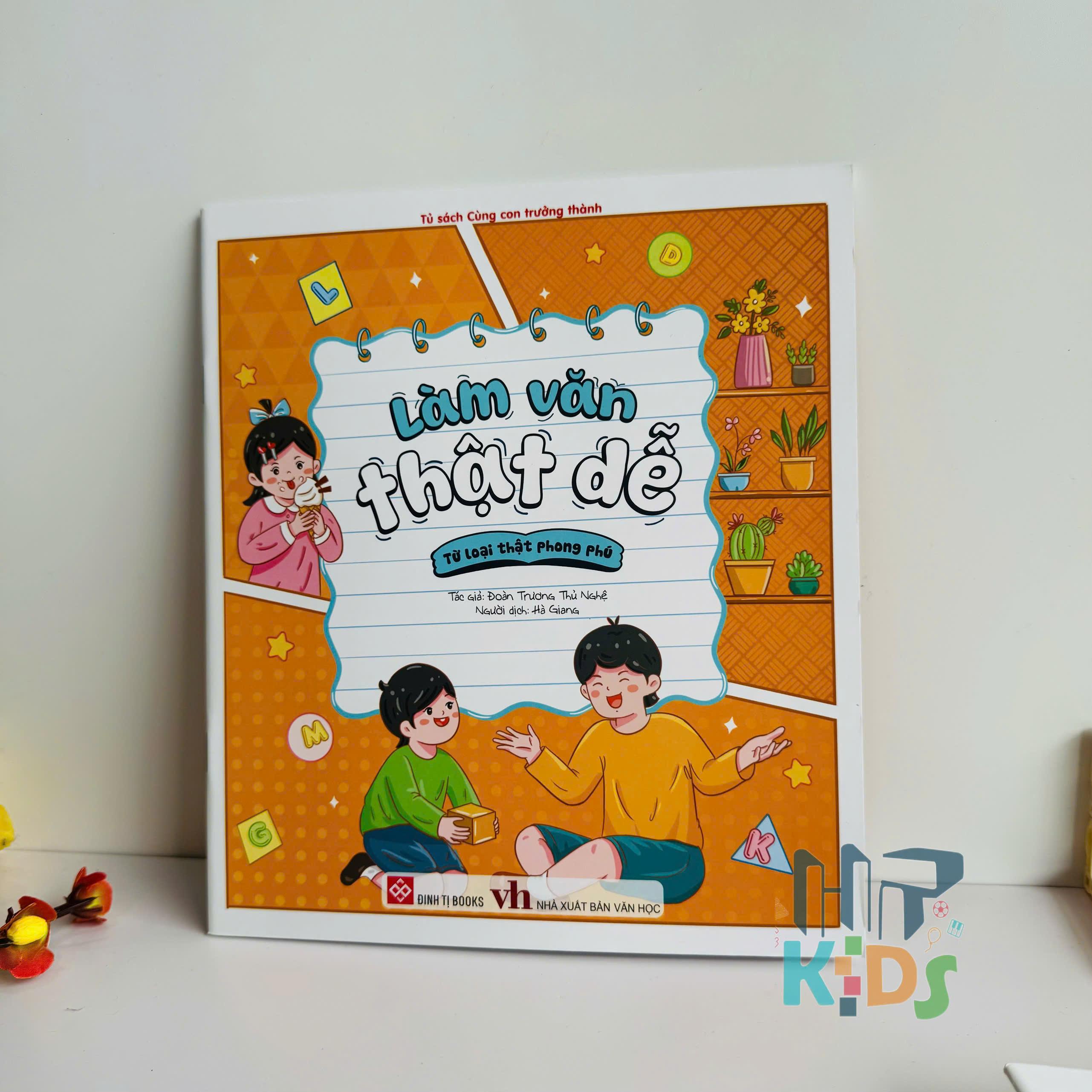 Sách - Làm văn thật dễ ( viết văn giỏi hơn mỗi ngày cùng bé) - Đinh Tị Books