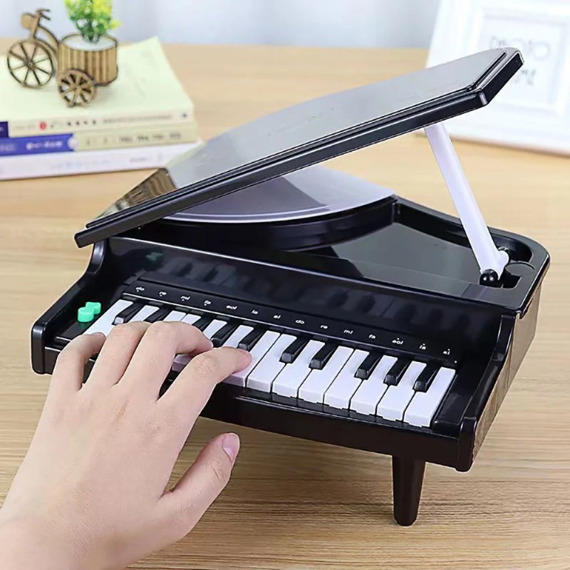 Đồ chơi Đàn piano mini 26 phím kèm đèn cho bé yêu
