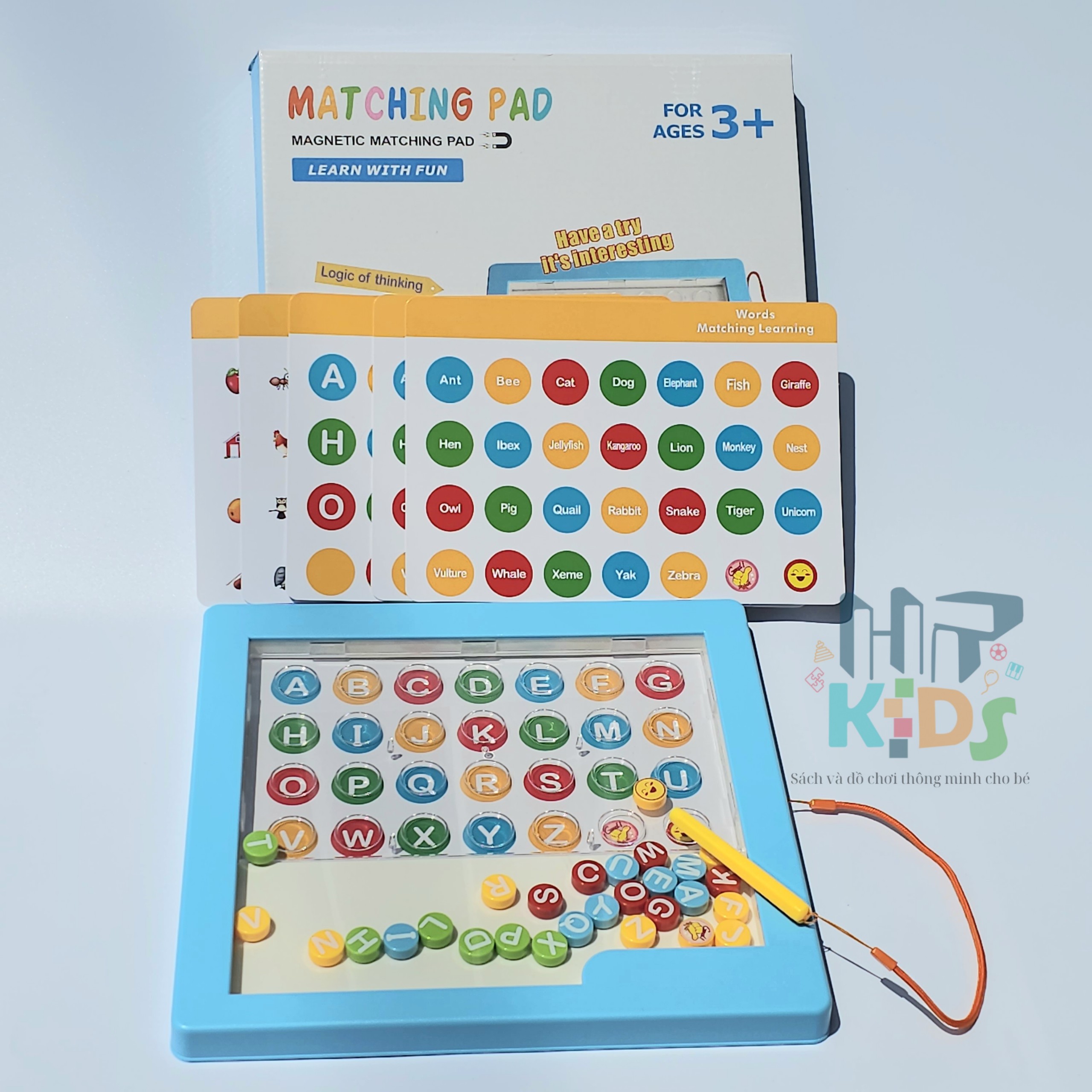 Bộ Bảng Nam Châm Giáo Dục STEM Cho Bé 2-4 Tuổi - Trò Chơi Phát Triển Trí Tuệ & Giáo Dục