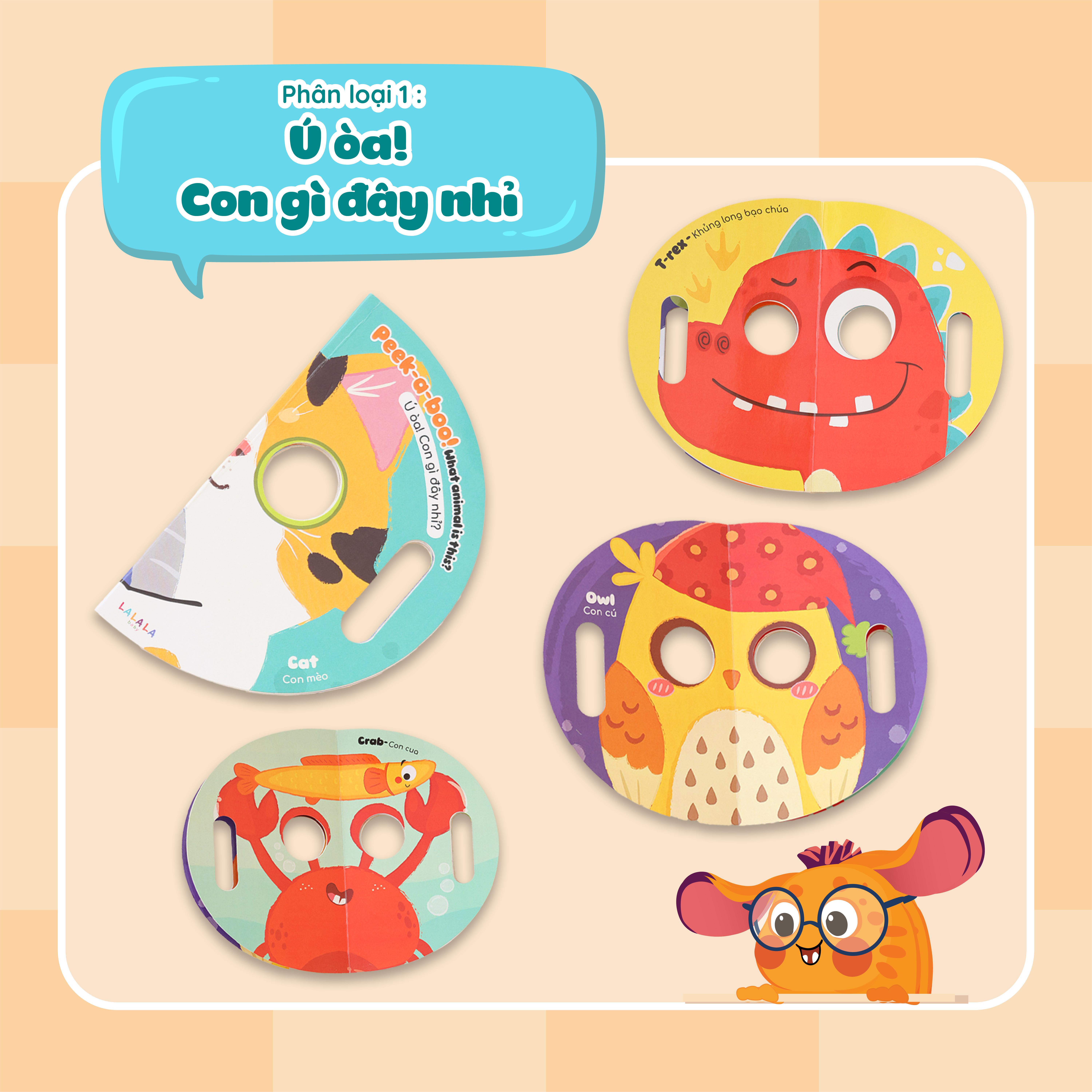 Sách tương tác thiếu nhi - Ú Òa bìa cứng - Lalala Babys