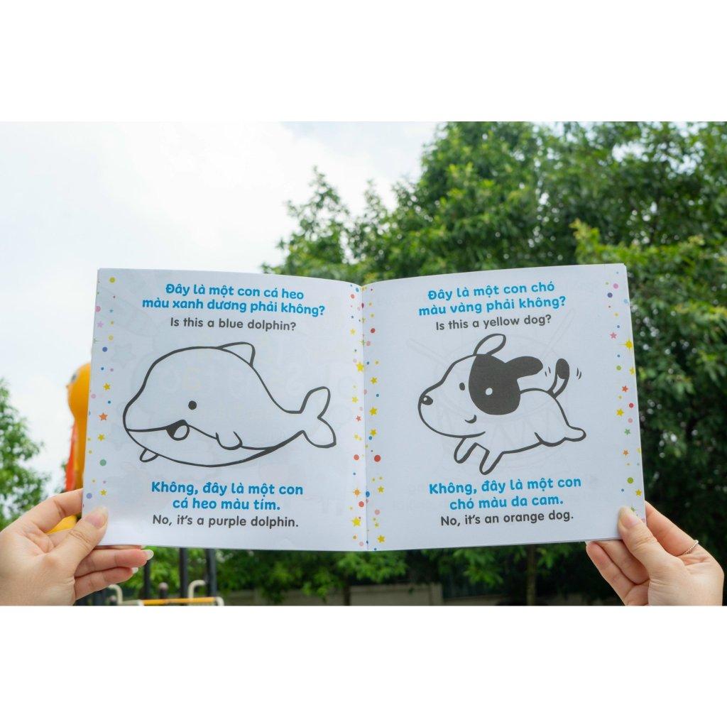 Sách - Tô màu sáng tạo, bé học tiếng Anh - Đinh Tị