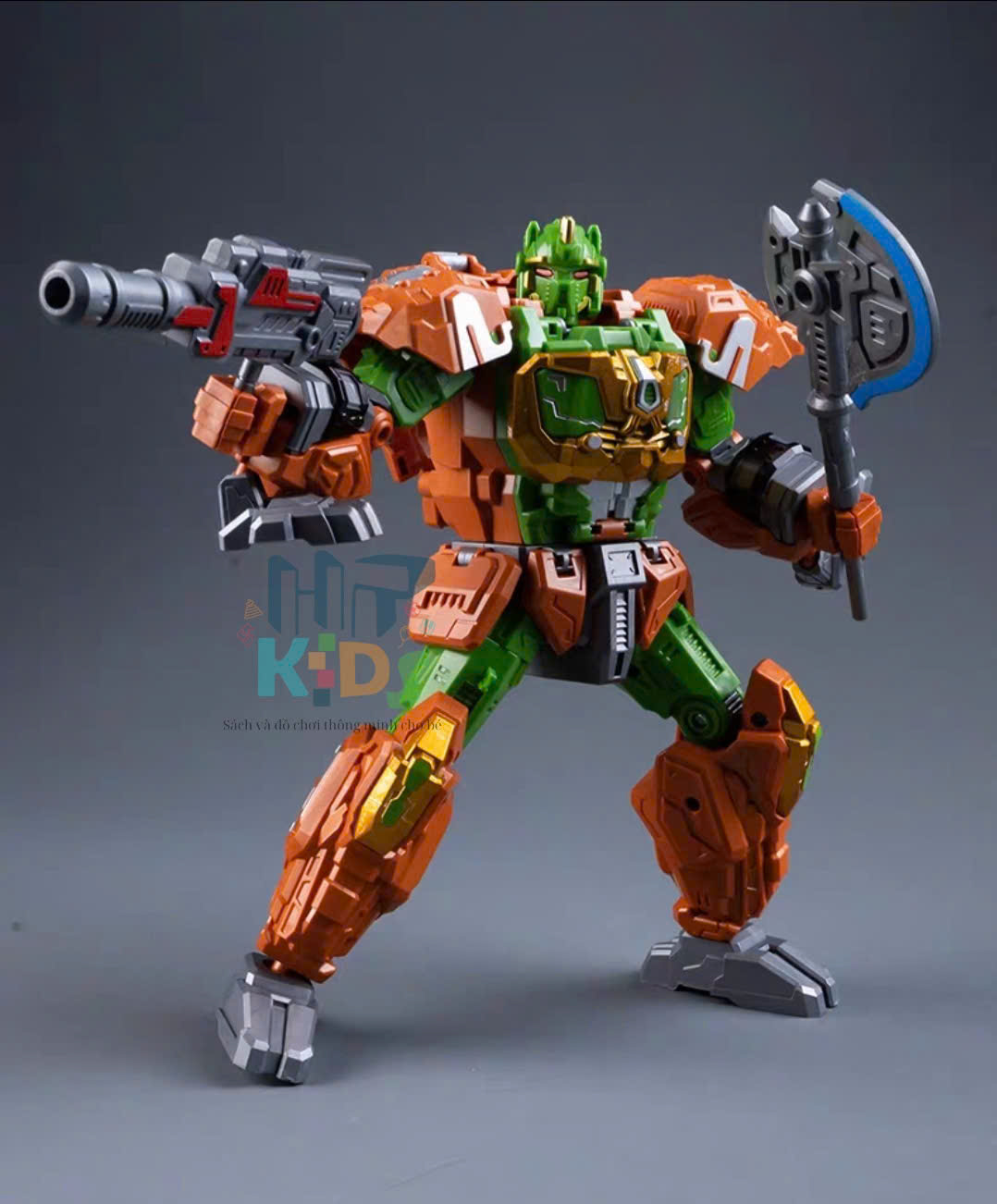Đồ chơi Tê giác biến hình Robot cao 23cm, Qùa cho bé trai, bé gái