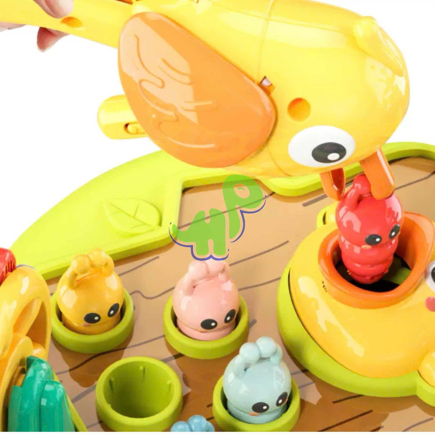 Bàn bận rộn 9in1 có câu cá, đập chuột, lắp ráp, nhổ củ cải... giao dục phương pháp montessories cho bé