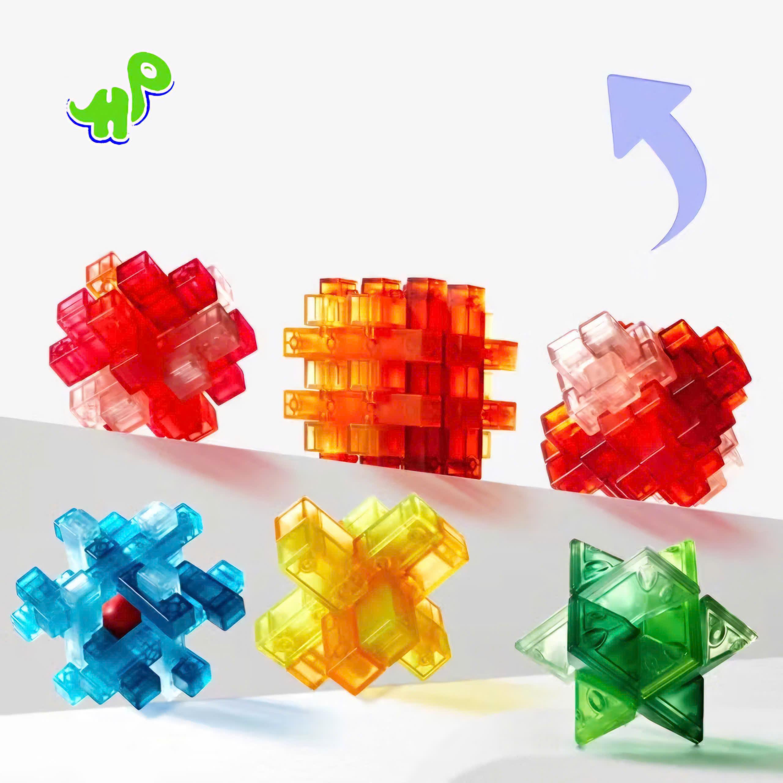 Hàng hộp cao cấp Khóa Luban, Khóa Khổng Minh Rubik kích thích trí thông minh cho trẻ và sự tư duy logic