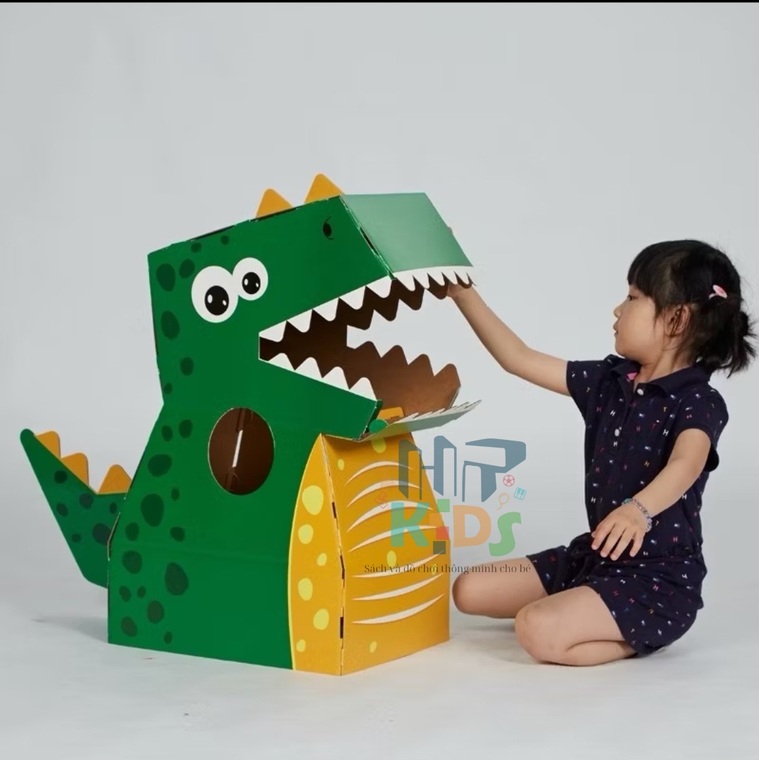 [ Loại 1 size to] Đồ chơi hóa trang khủng long, con lân, ngựa Pony. Đồ chơi trung thu, DIY cho bé