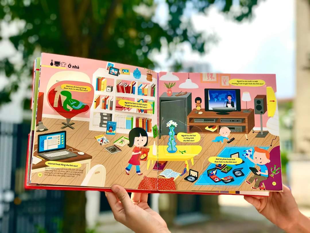 1001 câu hỏi đáp về thế giới quanh ta - Sách tương tác lật mở cho trẻ từ 4 - 6 tuổi - Nhiều chủ đề