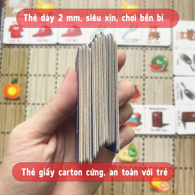 Boardgame Domino Mầm Non Chủ Đề Đồ Dùng Sinh Hoạt Cho Bé Tiểu Học Đa Dạng Cách Chơi Giúp Phát Triển Tư Duy Logic Nhanh Nhạy Và Tăng Sáng Tạo