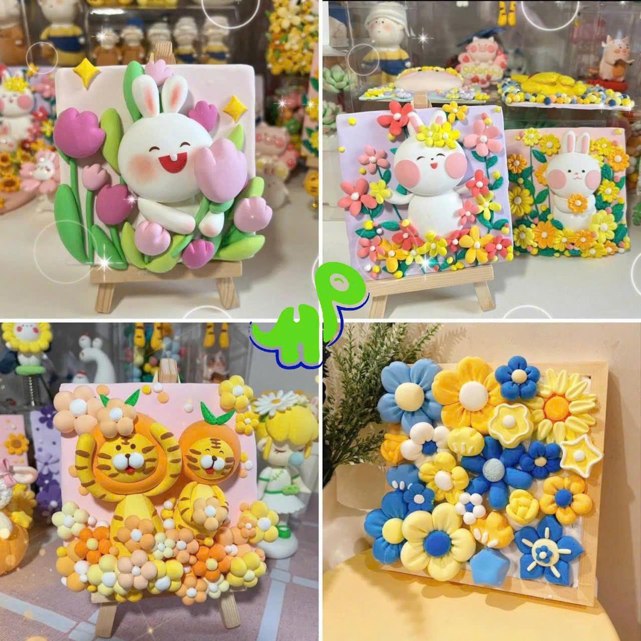 Đất sét tự khô Nhật 12/24 màu SMARTKIDS đất nặn tự khô cao cấp siêu nhẹ dành cho bé làm butter slime