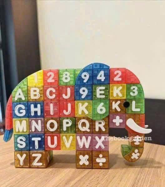 Bộ Nam Châm Chữ Cái Chữ Số 40 Chi Tiết Kèm Hộp Sắt - Đồ Chơi Giáo Dục Phát Triển Tư Duy Cho Bé