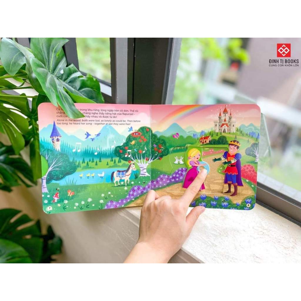 Sách tương tác - Chuyển động thông minh kéo, thả, trượt, đẩy First Explorers - Song ngữ Việt Anh - Đinh Tị Book