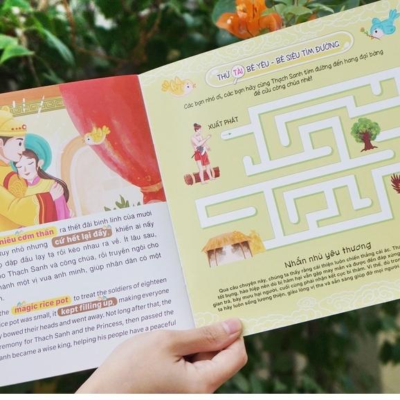 Sách t- Truyện cổ tích song ngữ Việt Nam combo 10 tập - Đinh Tị