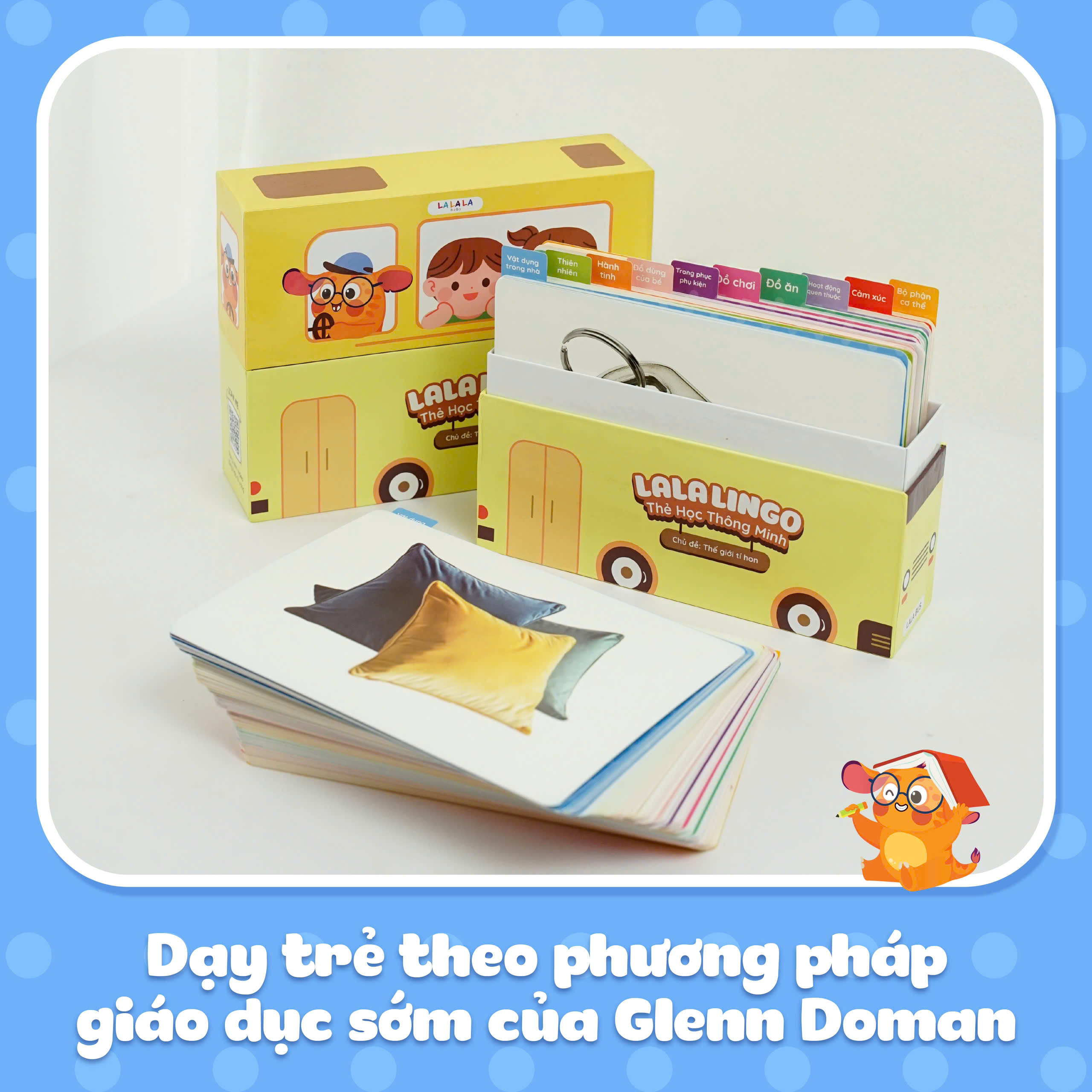 Thẻ học thông minh Lala Lingo, Flashcard nhiều chủ đề dành cho bé