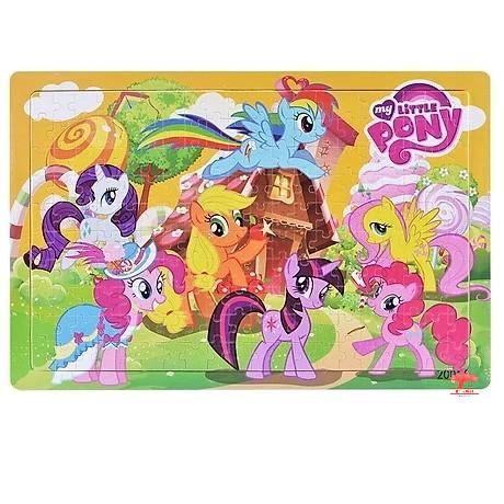 Tranh ghép 200 mảnh với nhiều chủ đề các nhân vật hoạt hình khung gỗ giúp phát triển tư duy cho bé